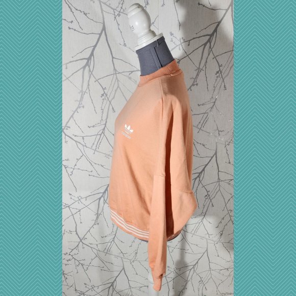 Adidas x Pharrell Williams Orange Mockneck Sweatshirt - Picture 4 of 6